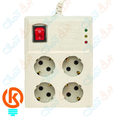 محافظ صوتی و تصویری 4 خانه با کابل 1.8متری بهداد الکتریک